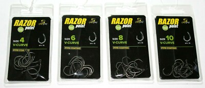 Carp Spirit Razor Point V - Curvehaken alle Größen 