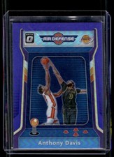 2021-22 Donruss Optic Air Defense Purple Prizm Anthony Davis #5 Los Angeles