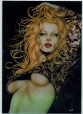NEW AMERICAN PIN-UPS CLEARCHROME CARD JENNIFER JANESKO