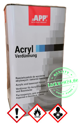Acryl-Verdünnung, APP, normal, 5 Liter-Kanister, für Acryl & Basislacke