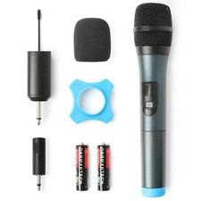 Professional UHF Wireless Handheld Microphone System With Receiver For Karaoke