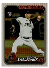 2024 Topps Series 2 Andrew Saalfrank Rainbow Foil #406 RC Arizona Diamondbacks