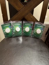 4 Lutron LED+ 150W Single Pole 3-Way Dalia Rotary Dimmer Switches RCL-153PNL