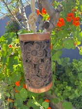 Indoor & Outdoor D&eacute;cor Barro Negro Brown Clay Hanging Cylinder
