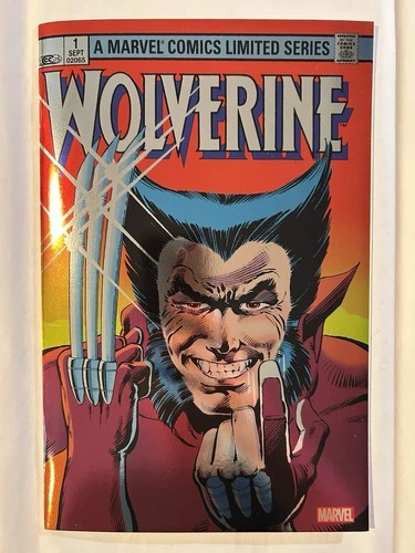 WOLVERINE LIMITED SERIES #1 FACSIMILE FOIL VARIANT MARVEL X-MEN UNREAD MILLER