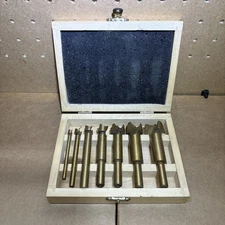FORSTNER 7 Piece Drill Bit Set With Wood Carrying Case P1903