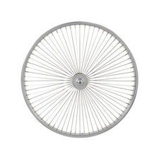 24 Steel Front Wheel 72 Spoke 14g Chrome