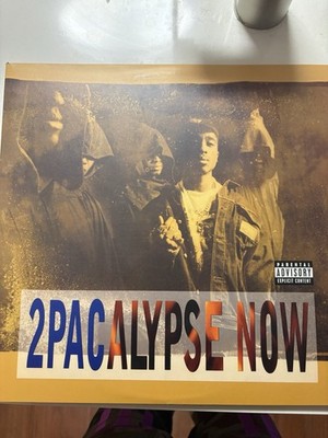 2Pac 2Pacalypse Now Black Vinyl LP Rap Hip-Hop Explicit Content Reissue
