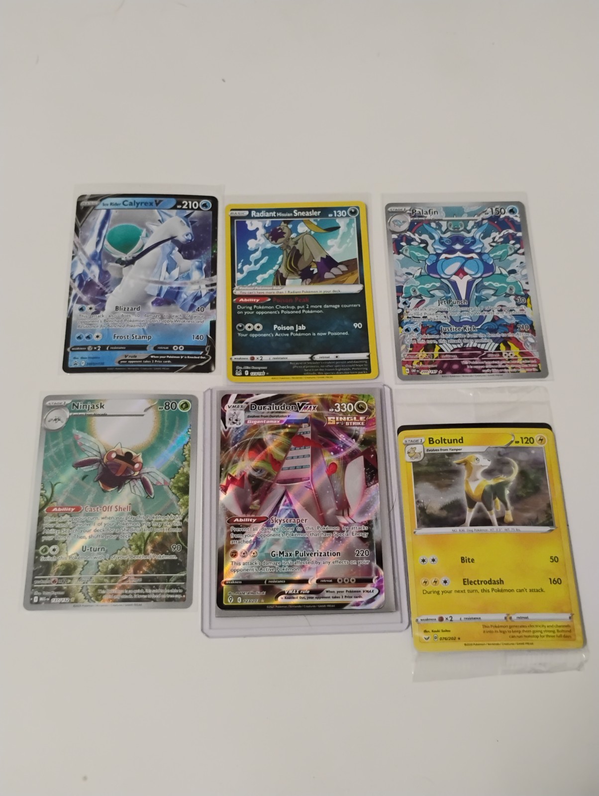Pokemon Sealed Promo/Promo/VMAX/Ninjask/Palafin Illustration Rares Holo Cards
