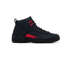 Air Jordan 12 Bloodlines Black/Red High Top Men's Lace-Up Sneakers New w/Box