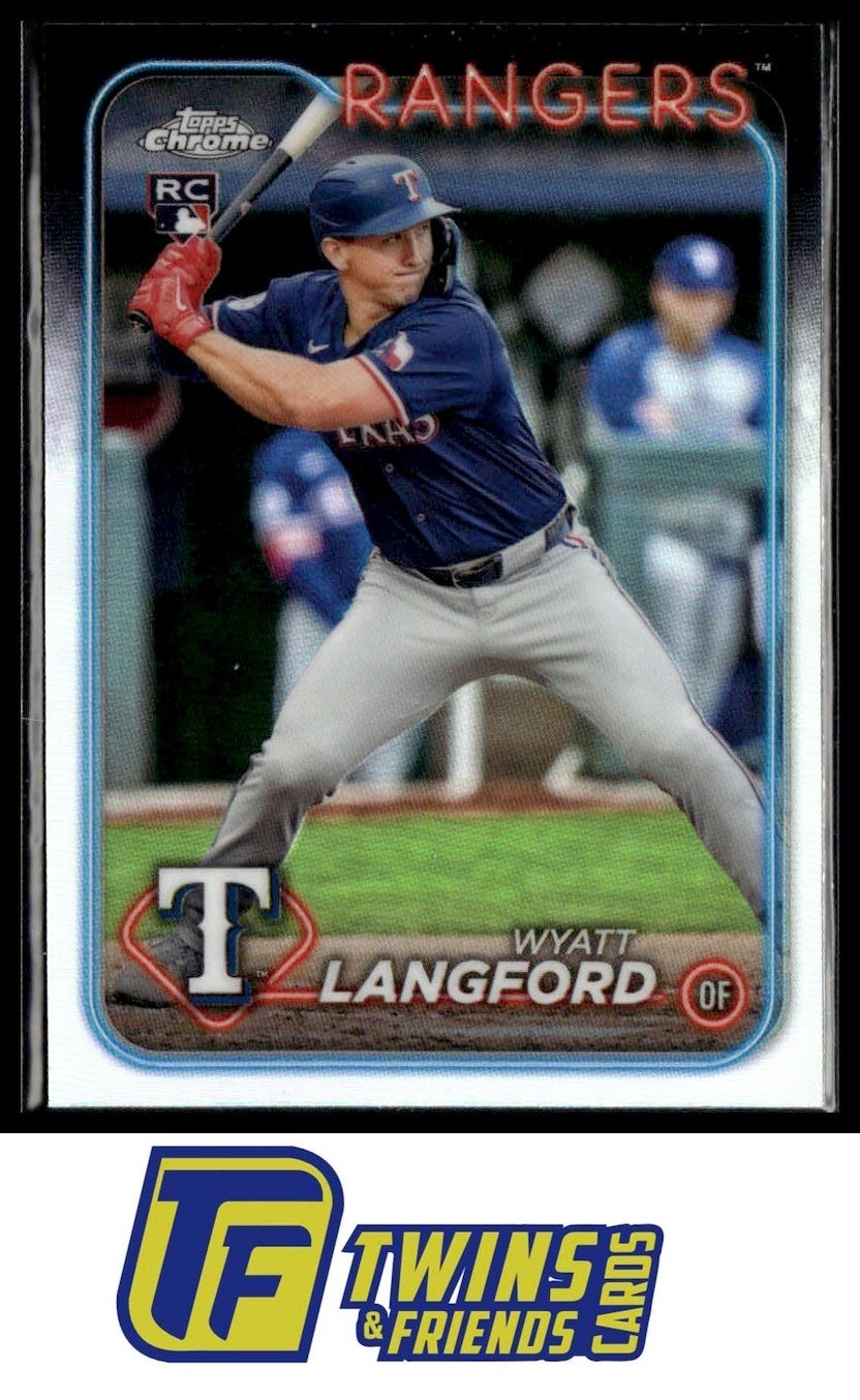 2024 Topps Chrome Update #USC35 Wyatt Langford Refractors