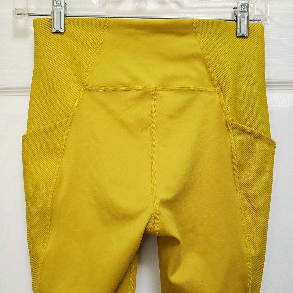 Леггинсы женские All In Motion антикварные золотисто-желтые контурные гибкие с высокой талией S - Изображение 4 из 4