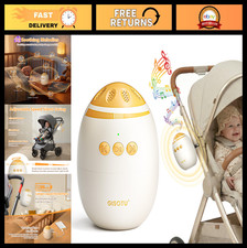 Adjustable Baby Stroller Rocker with Vibration  White Noise, Portable Sleep Soo