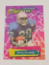 Barry Sanders 1995 Topps Finest Fan Favorites