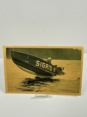 1930 Echte Wagner Sport II 2 Motorbootrennen Vintage Sigrid IX Racing Boat