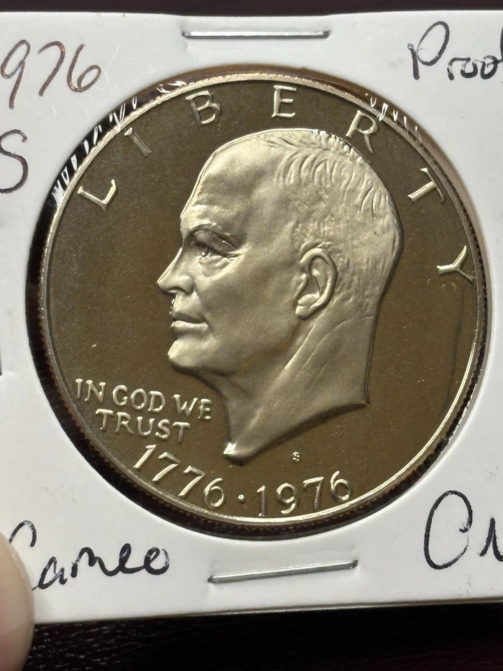 1976-S Proof Bicentennial Eisenhower Clad Dollar – Even Gold Toning – Stunning - Image 3 of 4