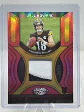 2025 Certified Will Howard New Generation Jerseys RC #NGJ-WHO Mirror RED /99 