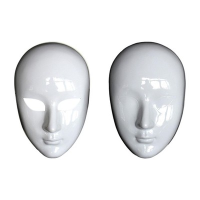 DIY Gesichtsmaske Deko Tragbar Unbemalt für Cosplay Tanz Party Motto Event