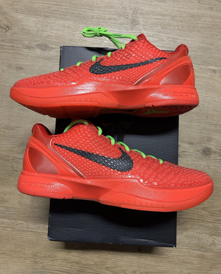 Nike Kobe 6 Protro Low Top Reverse Grinch Bright Crimson/Black FV4921-600