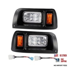 Club Car DS LED Headlight Kit with Adapter Wire, DS LED Headlight Suitable