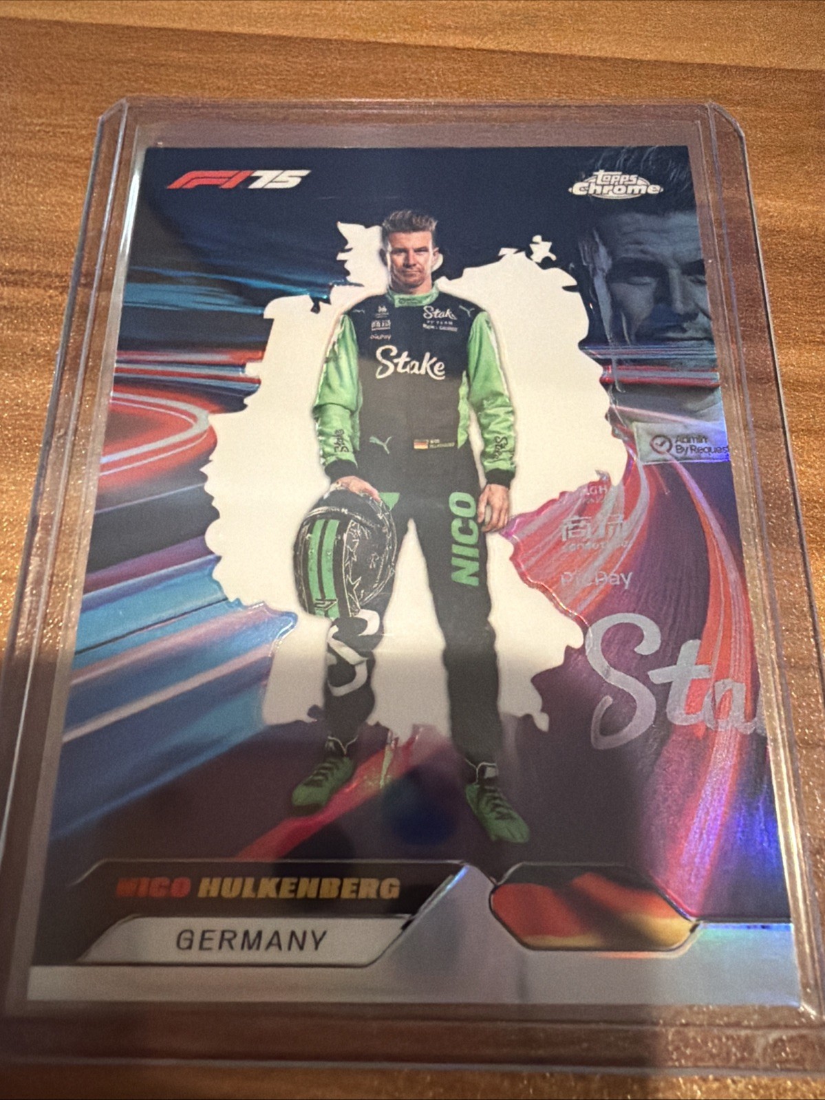 2025 Topps Chrome Formula 1 F1 Nico Hulkenberg Neon Nations #NN-8 Case Hit