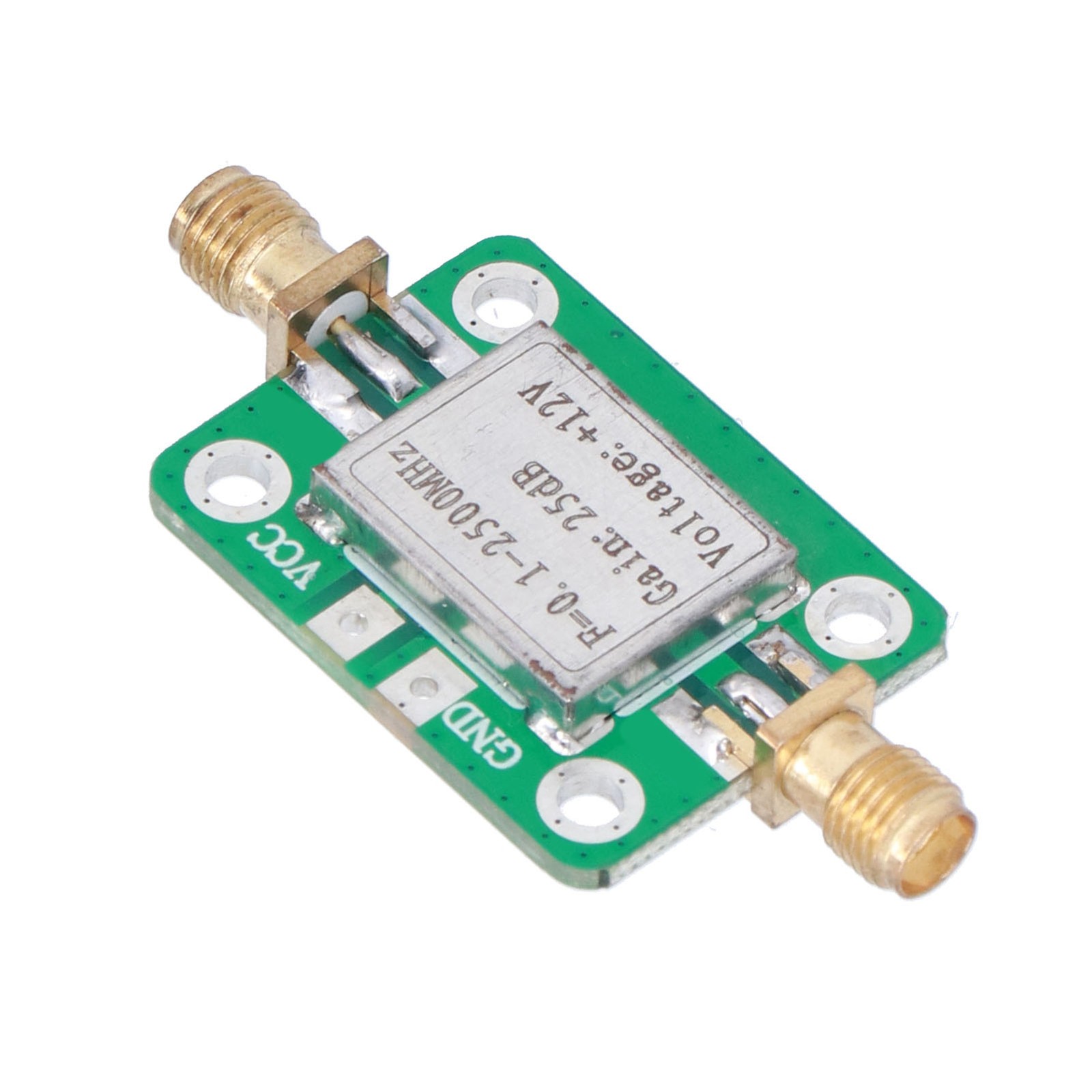 RF WideBand Amplifier 0.12500MHz 12V 45mA 25dB High Gain Low Noise SMAK Female