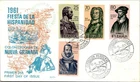 SPAIN 1961 NEW GRANADA COLONIZERS HISPANIDAD FIESTA SET ALFIL CACHET FDC  UNADDR
