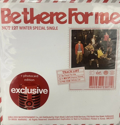 NCT 127 - Be There For Me (CD) Exclusive Winter Special House Ver. Photocard NEW