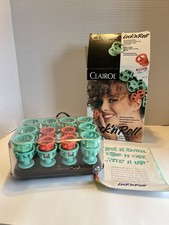 Vintage 1989 Clairol LOCK 'n ROLL Hot Rollers Curlers BT-1 Heated Stylers in Box