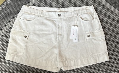 Linen Shorts Red Pe Shorts Asda Red Abstract Floral Loose Jersey