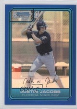 2006 Bowman Draft Chrome Picks Blue Refractor 31/199 Justin Jacobs #DP40 0m8