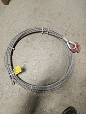TRACTEL 7/16" X 63' WIRE ROPE ASSEMBLY FOR TU-28 GRIPHOIST TU28