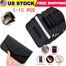 Faraday Bag for Cell Phone Wallet RFID Signal Blocking Shielding Pouch Blocker