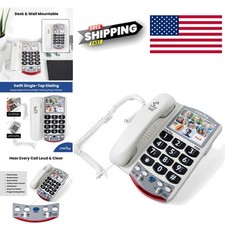 Loud and Clear Corded Phone for Seniors with Big Buttons and Amplified Sound