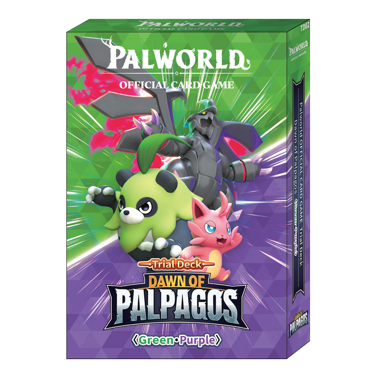 Palworld Official Card Game TCG Dawn of Palpagos Trial Deck Green Purple Sealed