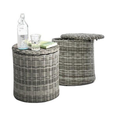 Vallauris Patio Outdoor Furniture Collection, Premium All Weather Wicker, Sto...