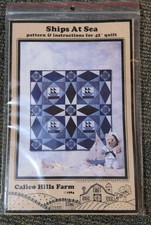 Ships At Sea Quilt Pattern & Instructions Cal...