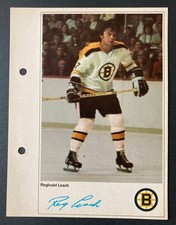 Reginald "Reggie" Leach 1971-72 Toronto Sun Photos (With Logo) - Boston Bruins
