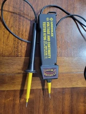 Voltage And Continuity Tester 6706 By Greenlee, Ireland,  12v -600V Ac/DC Tested