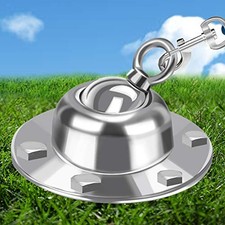360  Swivel Dog Tie Out Stake Dog Anchor - Heavy Duty Rust Proof Dog Yard S