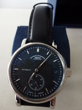 Mühle Glashütte Teutonia lV, Automatik Armbanduhr kleine Sekunde, Ref. M1-44-40,