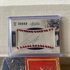 2020 Panini Absolute - Rookie Baseball Material Signatures Tyrone Taylor /149