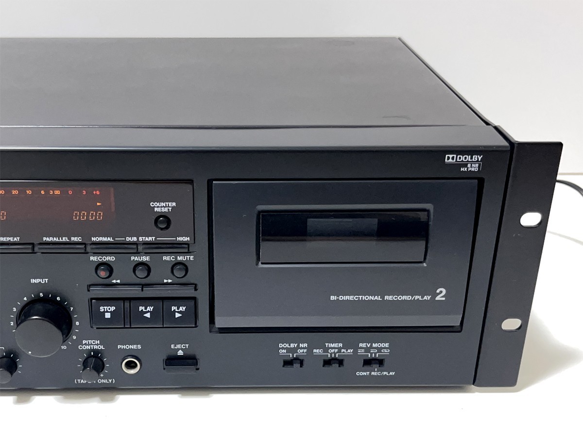 TASCAM 202 MK V カセットデッキ TASCAM Auto Reverse Double Cassette Deck 202MK V (premiu