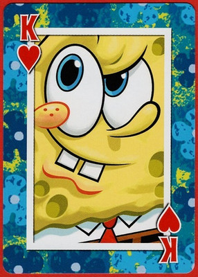SpongeBob SquarePants Nickelodeon Cartoon Series Character Playing Card