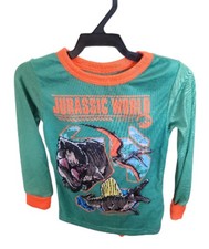 Jurassic World Boy's Comfortable 2 Piece Pajama Sleep Set Size 4