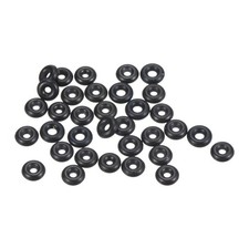 100Pack 4.5x1.5x1.5mm Nitrile Rubber O-Rings Metric Sealing Gaskets Black