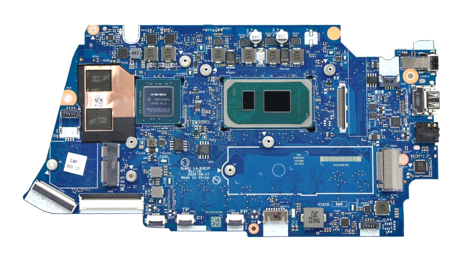 Lenovo IdeaPad 5-14ITL05 82FE Mainboard LA-K321P i7-1165G7 8GB Nvidia MX450