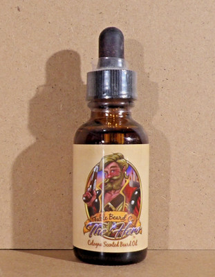 Fable Beard Co THE HERO Beard Oil 1oz Warm Tobacco, Light Cologne & Amber SEALED