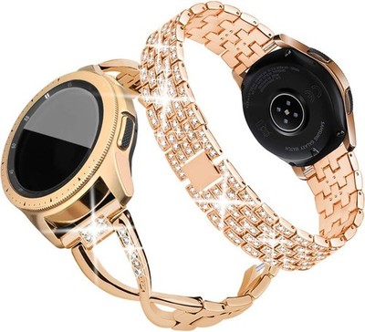 2 Pack Bling Metal Strap Compatible with Samsung Galaxy Watch 7 40mm 44mm