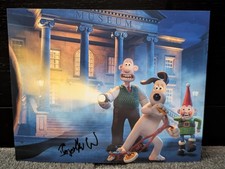 Signed Ben Whitehead Wallace & Gromit 8x10 Photo